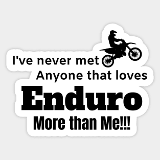 For the love of Enduro. Awesome Dirt bike/Motocross design. Sticker